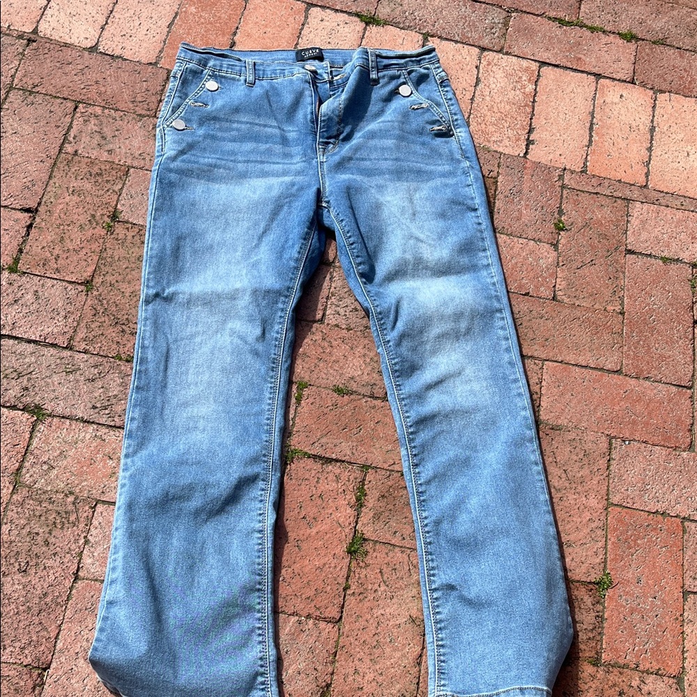 Classic Blue Straight Leg Women's Jeans